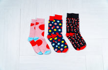 Load image into Gallery viewer, Sock Box Polka Dot - 3 Pack Gift Box